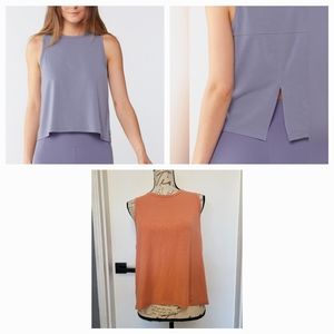 REI Split Back Salmon Pink Orange‎ Tank Top Size M Like New